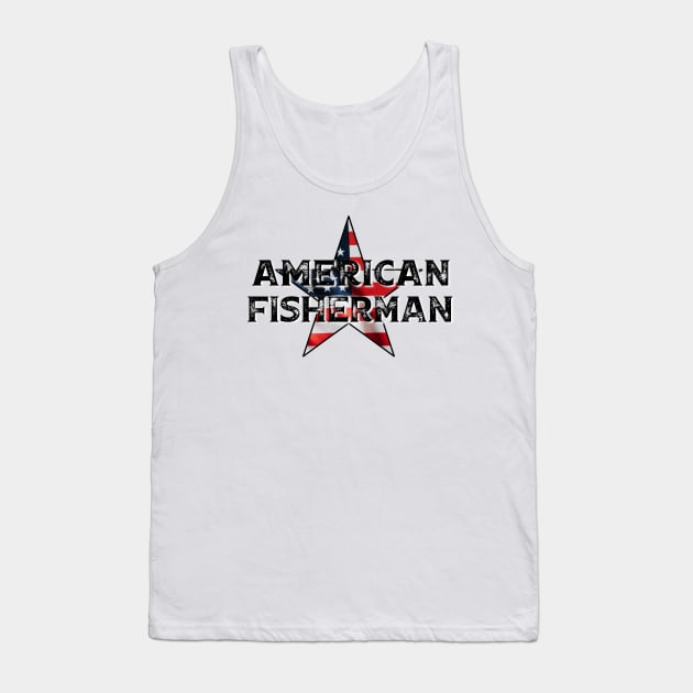 American Fisherman - Blue Collar Worker Tank Top by BlackGrain